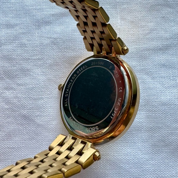 Michael Kors Darci Round Gold-Tone Watch - Picture 8 of 10